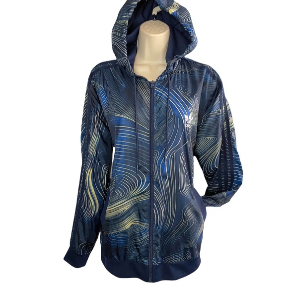 Adidas Originals Women's Track Hooded Jacket with matching Workout Pants L/M - Picture 1 of 15
